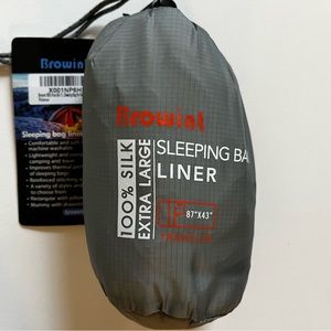 Sleeping bag silk liner